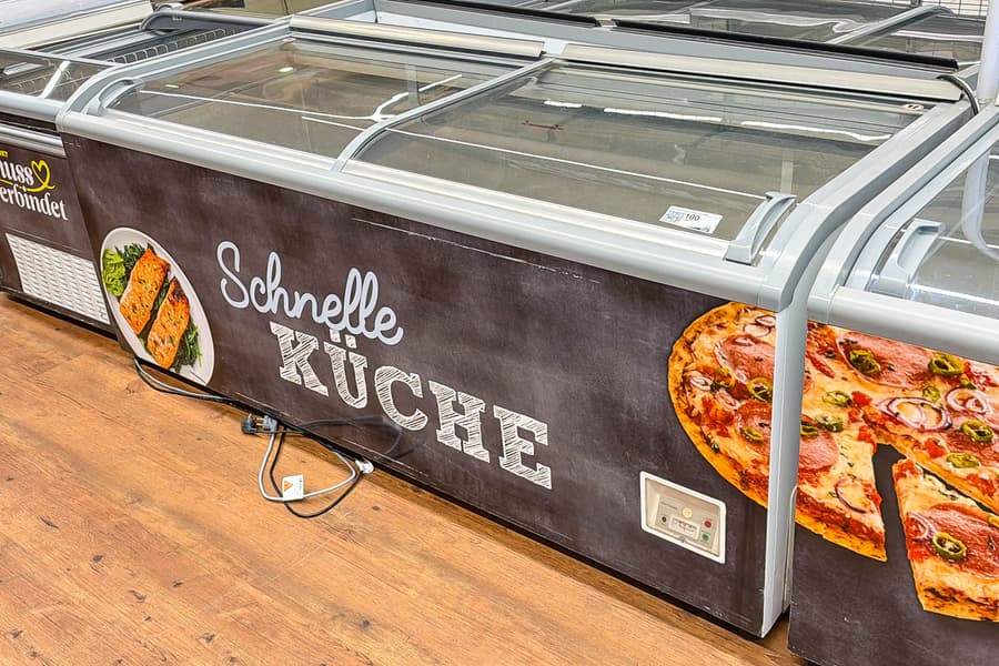 Tiefkühltruhe AHT Paris 210, beleuchtet